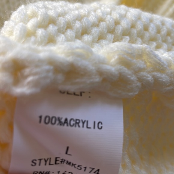 BOUTIQUE COMFY CABLEKNIT BOHO OVERSIZED  SWEATER - M & L - BRAND NEW ! - Picture 9 of 10